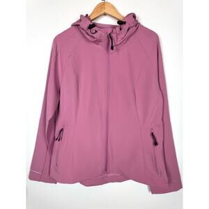 ICEBURG Outerwear Pink Fullzip Hoodie Jacket